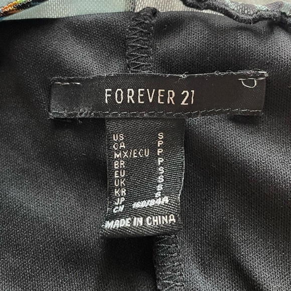 Forever21 Y2K Mesh Patchwork Mini Slip Dress Small Retro Skater Boho Fairycore - Picture 3 of 7